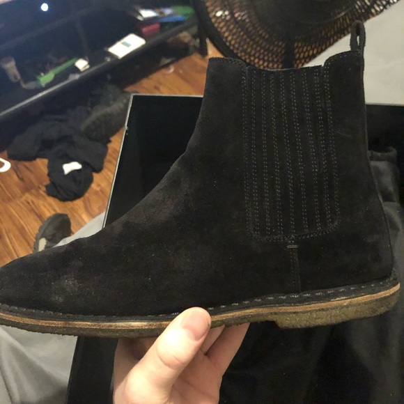 Saint Laurent Nino Crepe Sole Suede Chelsea Boot - Picture 5 of 8